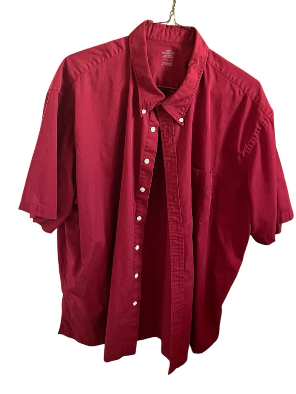 Red Button Up